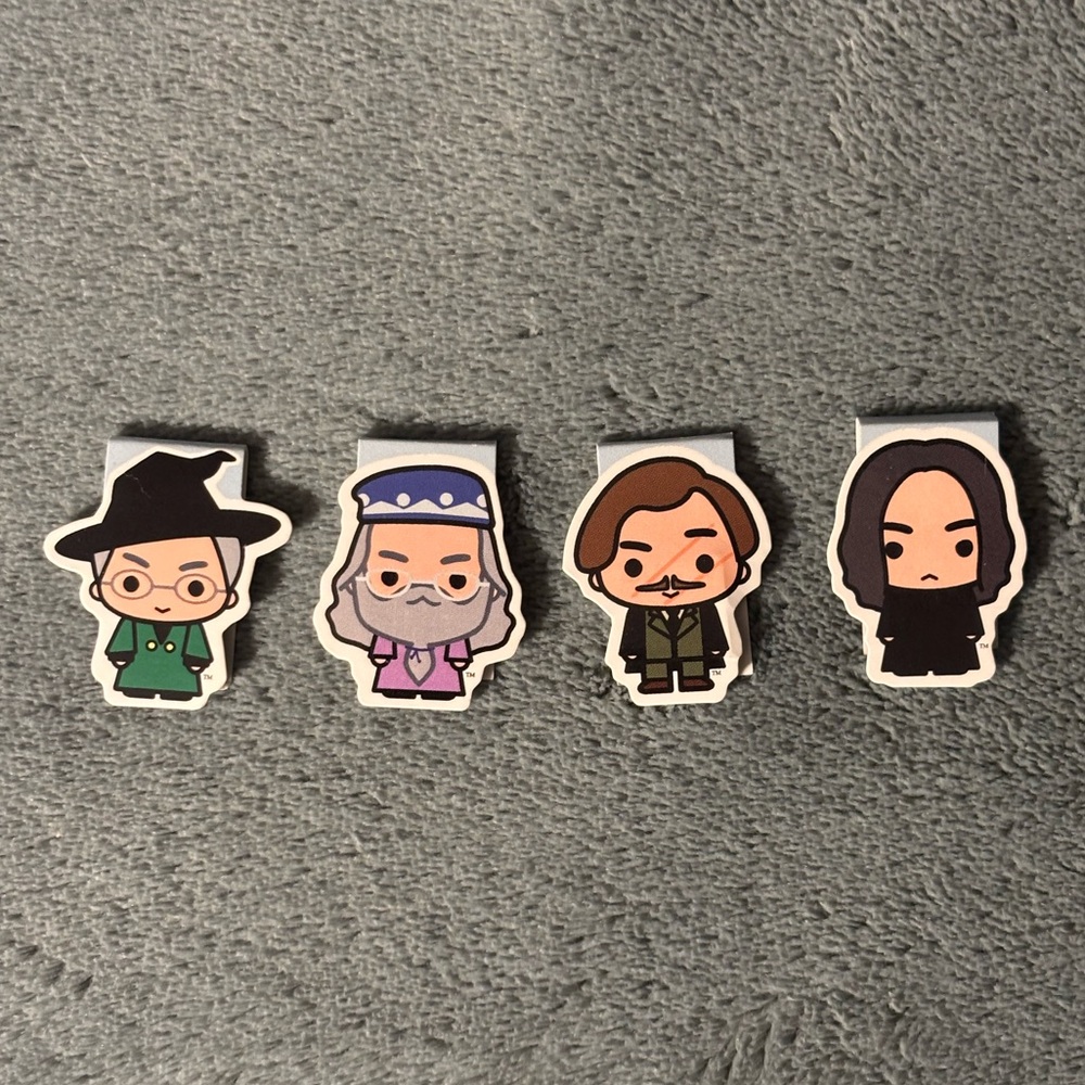 Harry Potter Magnetic Bookmark Set